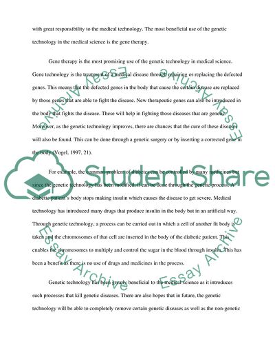 Gene Technology and Social Acceptance