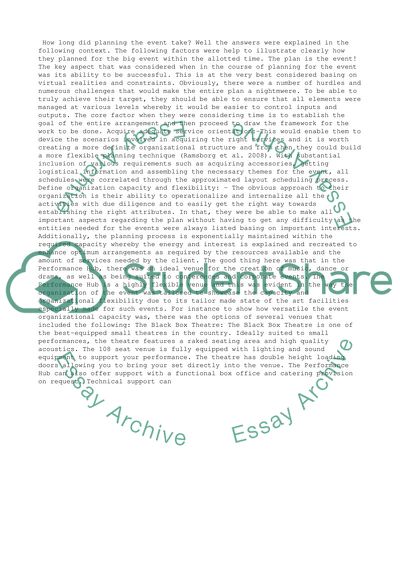 Event Evaluation -Netowrking Event