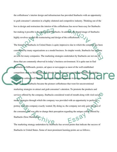 Starbucks Success in the US