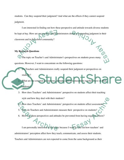 Why we suspend: teachers and administrators perspectives on student