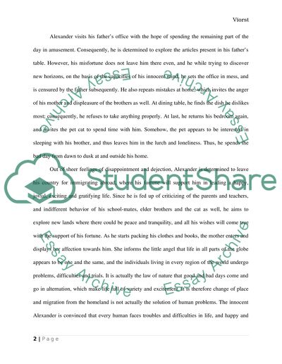 Alexander and the Terrible, Horrible, No Good ,Very Bad Day ( Viorst )