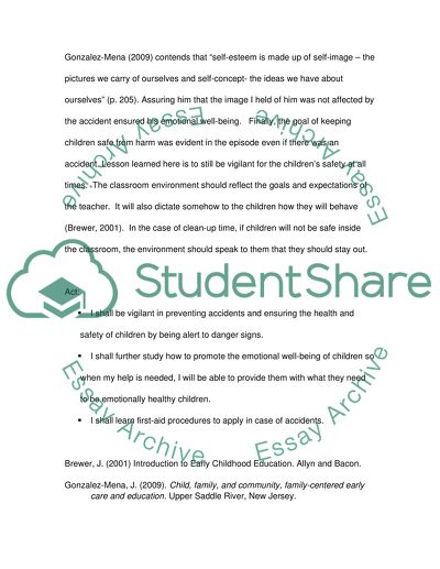 Reflection on Early Childhood Education