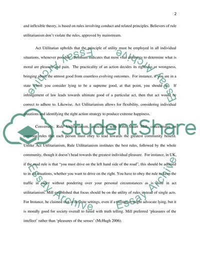 How To Write An Essay High School Detailed Comparison Between Act And Rule Utilitarianism Critical Essay Thesis Statement also Essay Term Paper Detailed Comparison Between Act And Rule Utilitarianism Essay Essay Paper