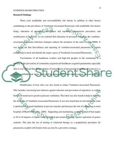 Evidence Based Practice