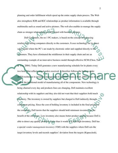 The Role of Supply Chain