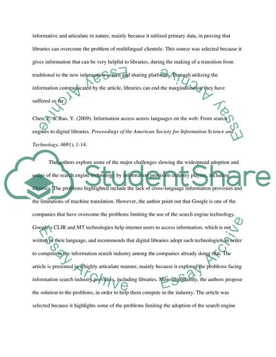 Advances in Search Engine Technology and Its Impacts on Libraries