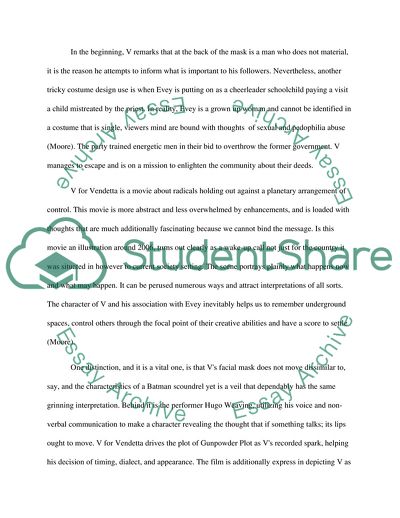 A Review of the Film V for Vendetta