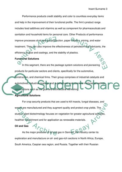 BASF AG - The Nanjing Project Report