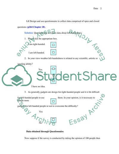 Data Handling Checklist