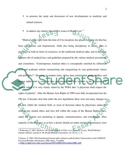 Medical Law :In our view, therefore, medical law is a subset of human rights law