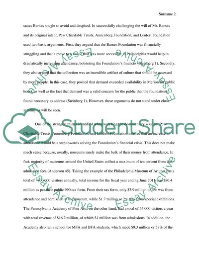 The Barnes Collection As A Cultural Jewel Of Extraordinary Nature