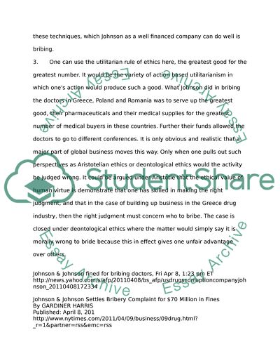 Johnson and Johnson Convicted of Bribes