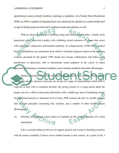 Practicial nursing admission essay