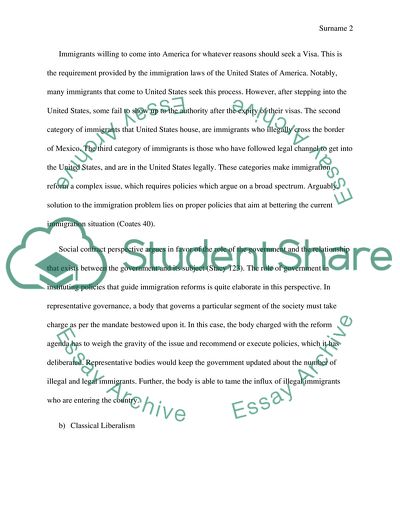 Immigration Reform in the US