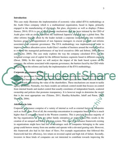 The Implementation of the Economic Value Added Methodology