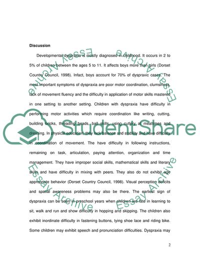 Dyspraxia and Issues with Physical Education