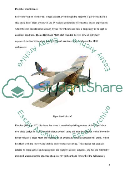 Propeller Maintenance: Tiger Moth Aircraft and Spitfire Mk XI