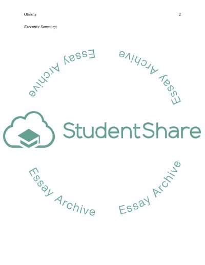 Obesity Epidemic and Legislative Responses