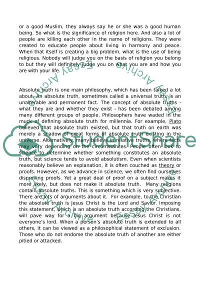 Philosophy and the Next Generation