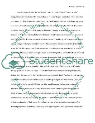 The Controversy about the American Civil War