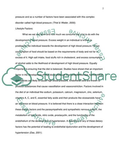 Predisposing Factors for High Blood Pressure