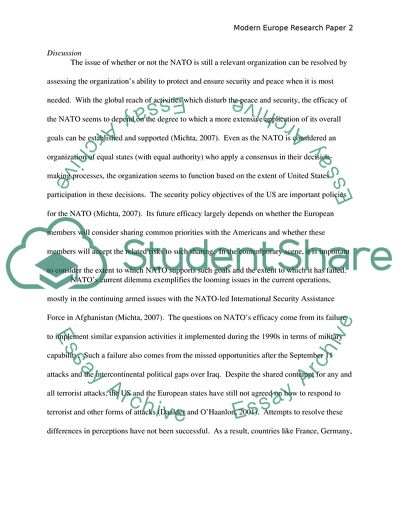 Is NATO Effective Response to Terror of Institution Past Its Prime