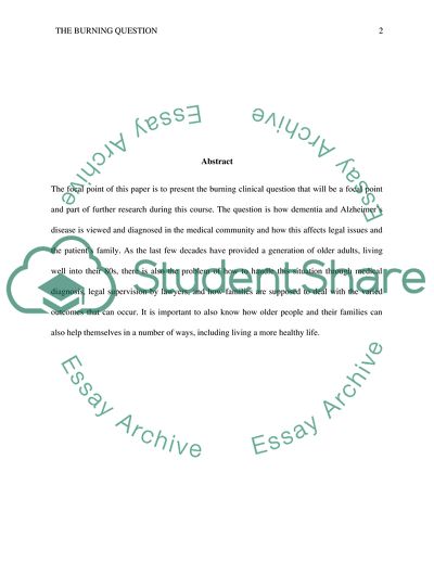 How Dementia and Alzheimers Disease Is Diagnosed in the Medical Community