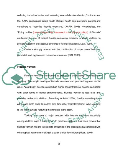 Preventive Oral Health