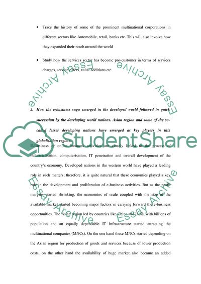 Trends in E-business Applications