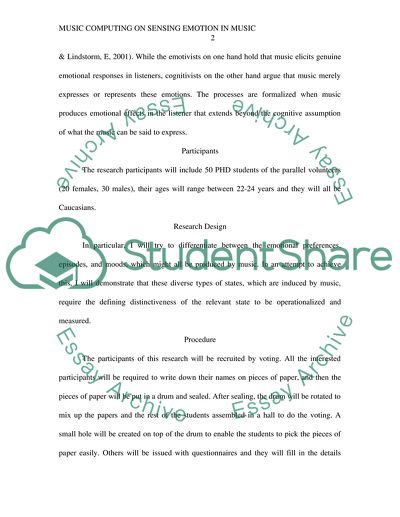 Music Computing on Sensing Emotion in Music