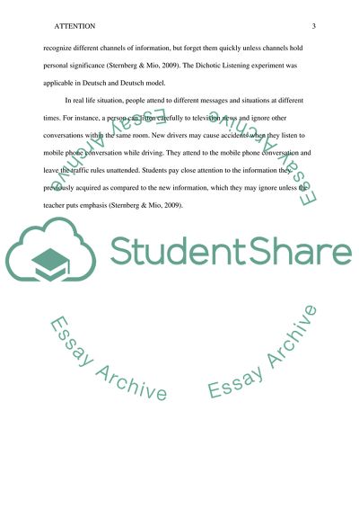 Definition of Attention