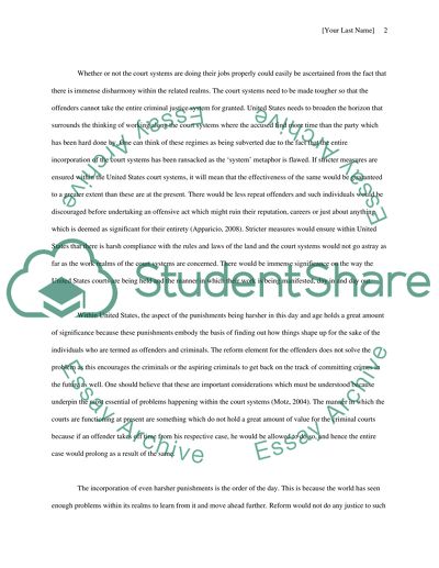 The efectivness of our court systems