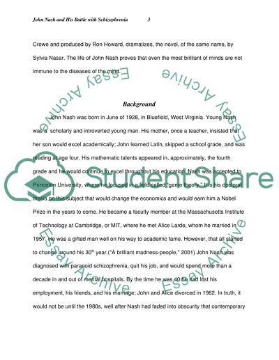 Schizophrenia: John Nash and His Battle with Mental Illness