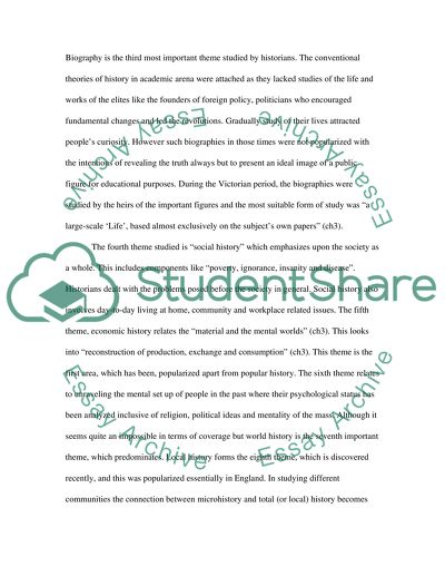 The Mainstream of Historical Writing and Research