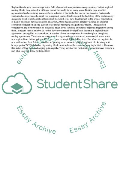 East Asian Economic Cooperation