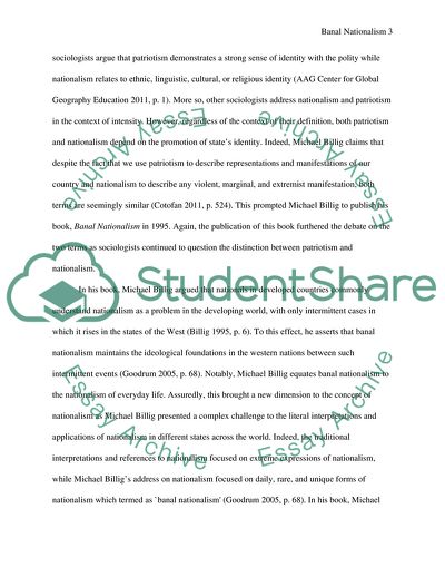 Michael Billigs Banal Nationalism