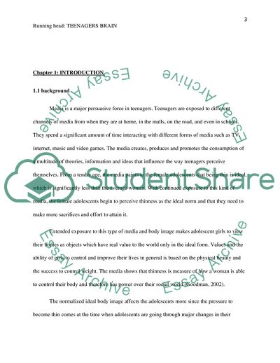 The Perception of the Adolescents Body Image