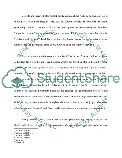 Foundation of Criminal Law