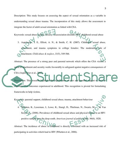 The Impact Of Sexual Assault On Mental Health