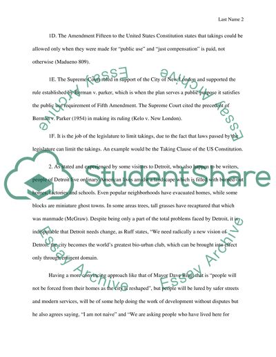 The Kelo v New London Decision