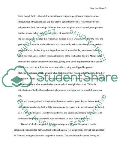 Article on How God got Started