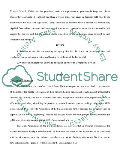 Legal Opinion on the Legality of the Rules