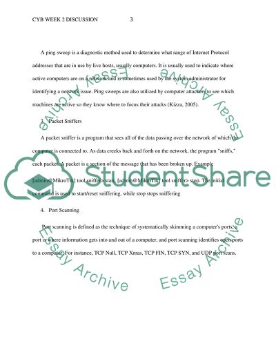 CYB Week 2 Discussion