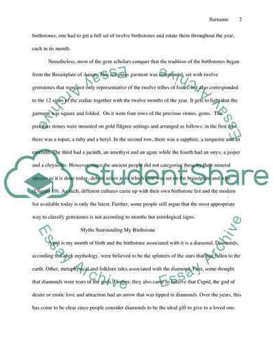 History of the Concept of Birthstone