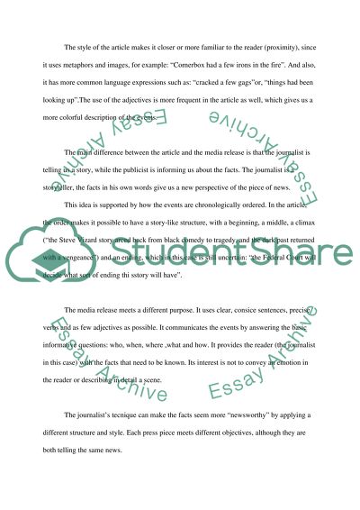 Press Cliping Analysis