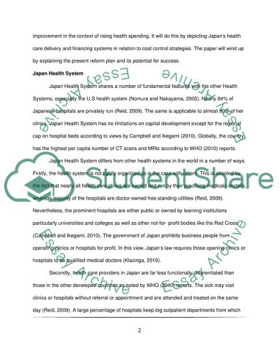 The ways in which Japanese Health System achieves greater access and quality improvement