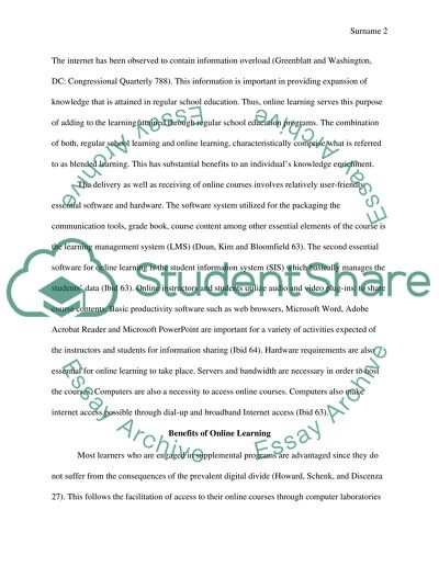 Online education can be good supplement to regular school education