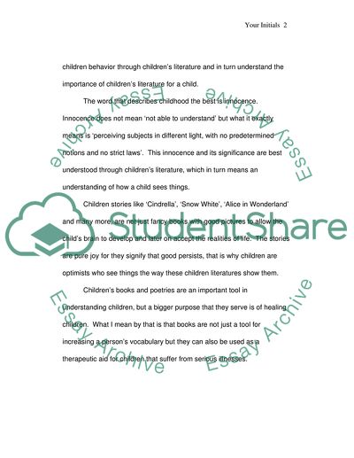 Treat Children with a Source of Information