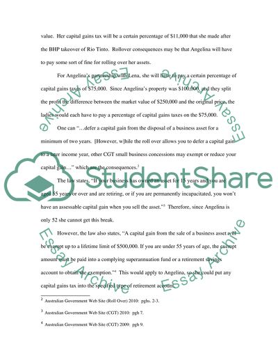 Capital Gains Tax Liability