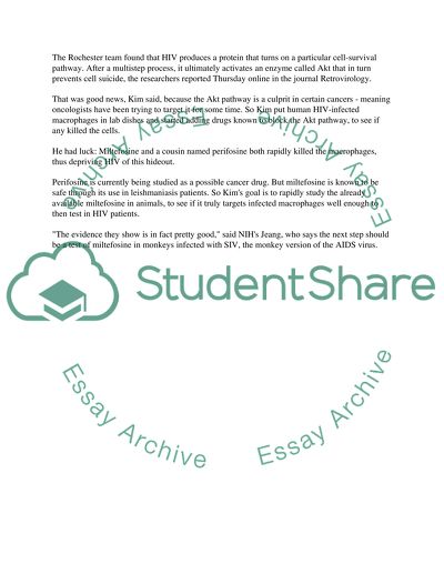 How HIV Hides out in the Body